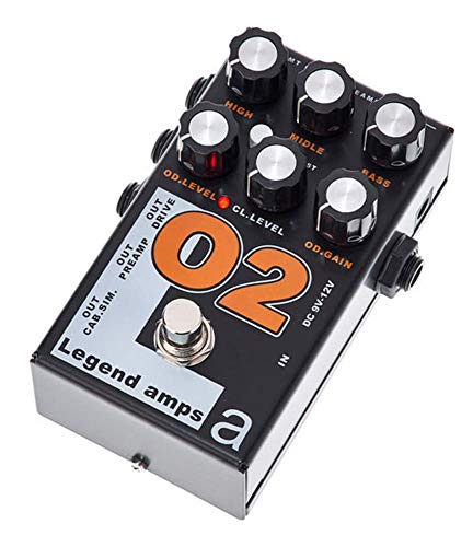 AMT O2-2-Kanal-JFET-Gitarrenvorverstärker/Verzerrung mit Cab.Sim (Orange Emulate)