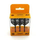 CUESOUL ROST Personalisierte Integrierte Dartpfeile Schäfte Schäfte und Darts Flights Medium, 3er Set Schädel Pattern (CSAK-5KL12)