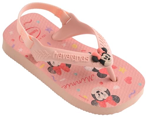 Havaianas Unisex Baby Disney Classics II Flipflop, Pink/Pink/Pink, 23/24 EU