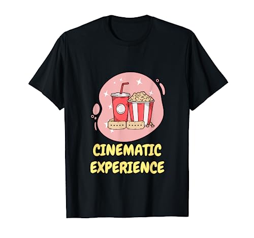 Kinoerlebnis, Retro-Kino- und Filmliebhaber, Geschenk T-Shirt