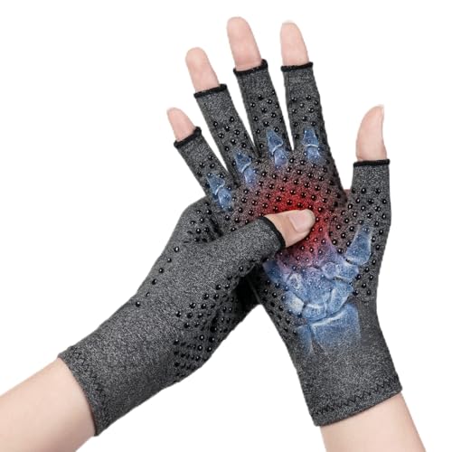 2 Paar Arthrose Handschuhe, Kompressionshandschuhe Herren Damen, Bereitstellung von Wärme und Kompression zur Förderung der Heilung, Linderung von Schmerzen bei rheumatoider Arthritis und Karpaltunnel