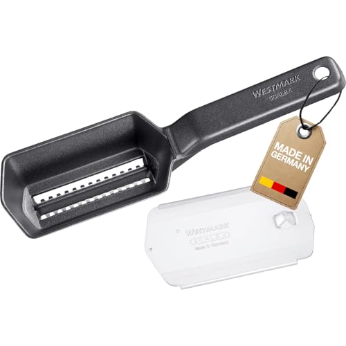 Westmark Fischentschupper Scalex Black Edition – Fischschupper aus Aluminium & Edelstahl – Fischschuppen einfach entfernen – Anthrazit