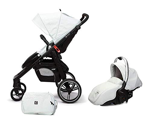 Casualplay Fahrzeug – Buggy Duo Match 2 Loop + Babytrage Sono Eis Weiß