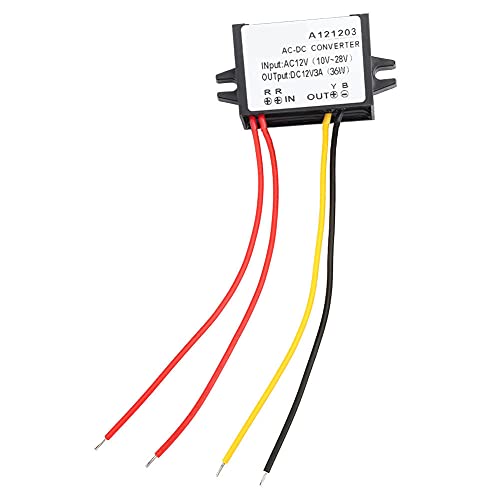 AC 10-28V Auf DC 12V Abwärtswandler AC DC Wandler 12V Gleichrichter für Auto Bildschirm und Monitorkamera 12V Stabilisator(3A)