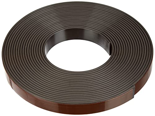 MagFlex® 12.7 mm Breite Flexible Magnetband - Premium Self Adhesive - Polarität B (5 Meter Länge)