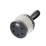 Meinl Percussion Turbo Cabasa Instrument - Sehr kleines Schüttelinstrument mit Perlenkette - Mit Schallöffnungen - Kunststoff / Edelstahl, Schwarz (PCA5BK-XS)