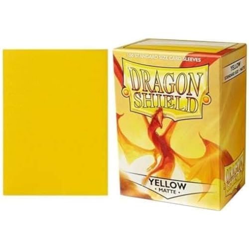 Arcane Tinmen 11014 - Dragon Shield: Matte – Yellow (100)