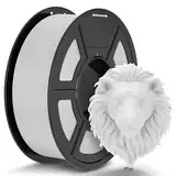 TECBEARS PLA Filaments 1.75mm Weiß, 1kg 3D Drucker Filament PLA, Filament 3d Druckmaterialien, Vakuumverpackung, Maßgenauigkeit +/- 0,02 mm, 1kg Spule (2,2lbs) PLA Filament für Intelligentes Drucken