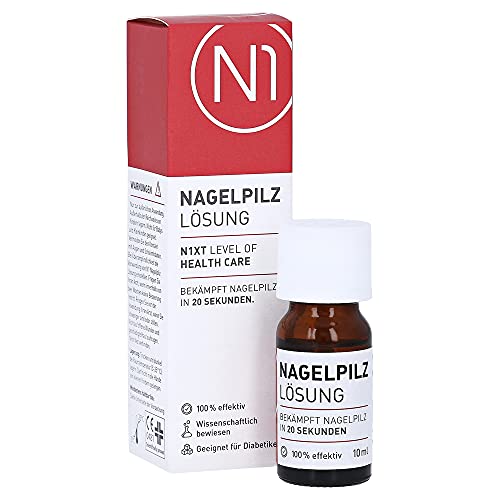 N1 Anti Nagelpilz Lösung 10ml - [Medizinischer Nagellack mit belegter Wirkung] - Apothekenprodukt - Nagelpilz Behandlung schnell intensiv an Händen und Füßen