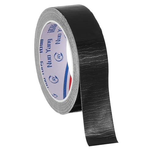 PATIKIL 1,2" x0,007 Buchbindungsband, 22 Yard Stoffbuchbindungsreparaturband Buchbindungsband Selbstklebend zur Reparatur Bücher, Schwarz