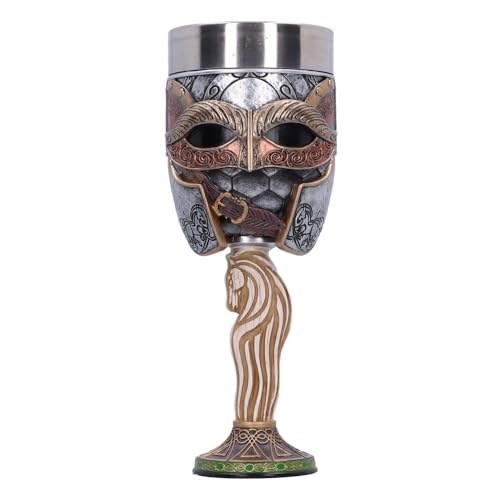 Nemesis Now Lord of The Rings Rohan Goblet 19,5 cm, Kunstharz, offiziell lizenzierter Lord of The Rings Merchandise, Drinks Cup, Cast in feinstem Harz, fachmännisch beschichtet, herausnehmbarer