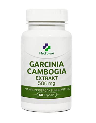 Garcinia Cambogia Extrakt 60% HCA 60 Kapseln Gesunder schneller Gewichtsverlust