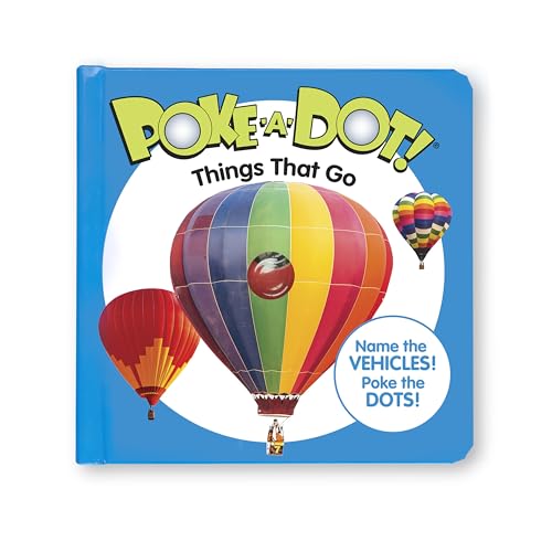 Melissa & Doug | Poke-a-Dot Things That Go | Activity Books | 3+ | Geschenk für Jungen oder Mädchen