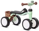 PUKY PUKYLINO Bundle | Laufrad für Kinder ab 1 Jahr geeignet | Optimale Mobilitätsentwicklung & Koordination | Hochwertiger Stahl mit stoßfester Pulverbeschichtung I Float-Laufräder | Pastellgrün
