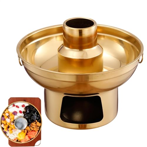 Trockeneisfutter - Küche heißer für und Desserts, runde Obst -Display -Schüssel | Isolierter Kaltfoodserver für Kuchen, Buffets und Party Catering
