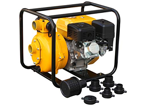 Rotek Hochdruck Motorpumpe mit 4-Takt Benzinmotor WPG4-HP-0300-80-5H, bis zu 75m Förderhöhe, Stage-V