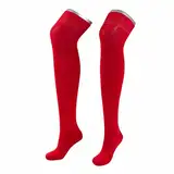 Kostuem24 Overknee-Strumpf für Kniebundhosen und Röcke Herren Damen, rot, 42-44