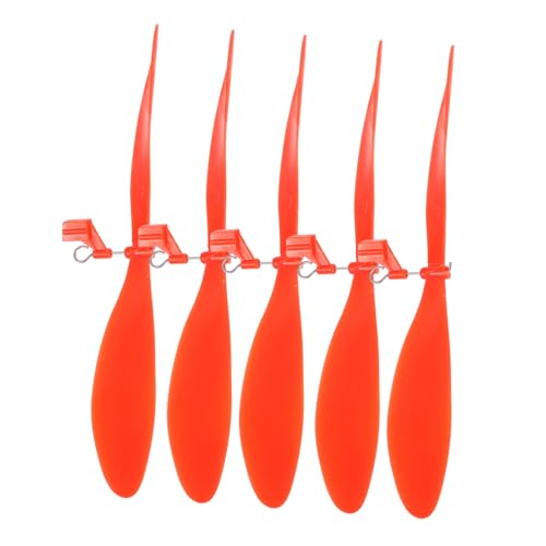 Veemoon 5 Sätze Modellflugzeugpropeller Mini Propellerteile Flugzeugzubehör Flugzeugbedarf Ersatzteile Flugzeugreparaturwerkzeug Flugzeugzubehör Kunststoff