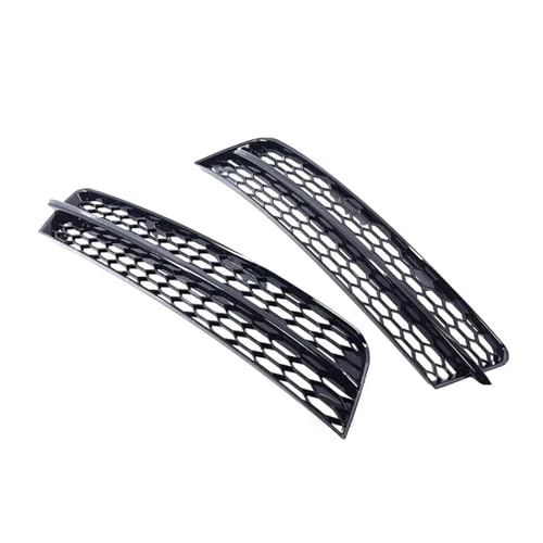 Front Kühlergrille Frills Für Q7 Für Standard 2010 2011 2012 2013 2014 2015 4G0807682AN 2X Frontstoßstange Nebelscheinwerferrahmen Lampengrillabdeckung Wabengittergitter Frontstoßstangenmaske