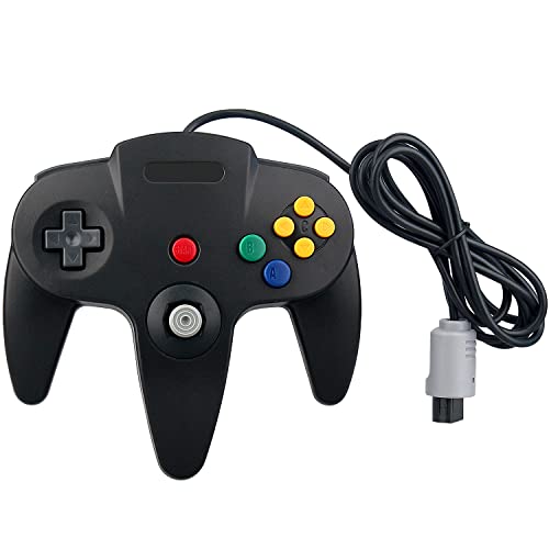 OSTENT Wired Controller Gamepad Joystick Joypad für Nintendo 64 N64 Konsole Videospiele Farbe Schwarz