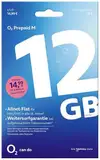 o2 Prepaid M 12GB - Ohne Vertragsbindung - 15€ Startguthaben