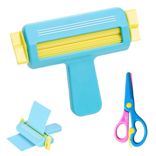 Pluvyze Papier Crimper Papier Quilling Handwerk Werkzeuge Blau Wellpappenmaschine,Kunst Handwerk,Geeignet für DIY-Kunsthandwerk-Scrapbooking,Verwendet,um Wellenformen zu Machen,mit 1 Schere
