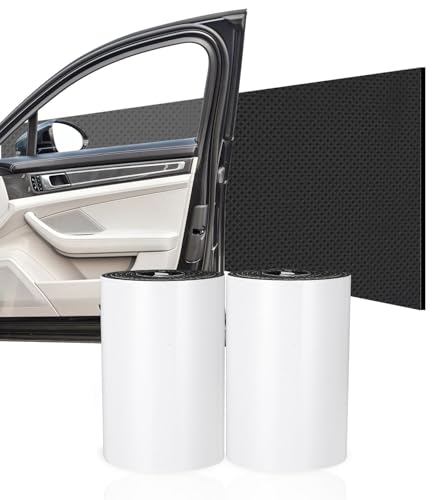 2X Garagen Wandschutz, 2m x 20cm Wandschutz Garage Selbstklebend, für Auto Türkantenschutz, die Garagenwand, Garagen Wandschutz Wandpolsterung, Schwarz