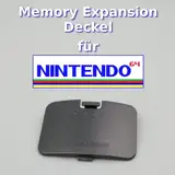 RetroReiZ N64 Ersatz Deckel für Nintendo 64 Konsole Abdeckung Klappe Memory Expansion Fach (Standard N64 schwarz) 1 Stück