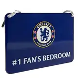 Chelsea No 1 Fan Schild für das Schlafzimmer, Mehrfarbig