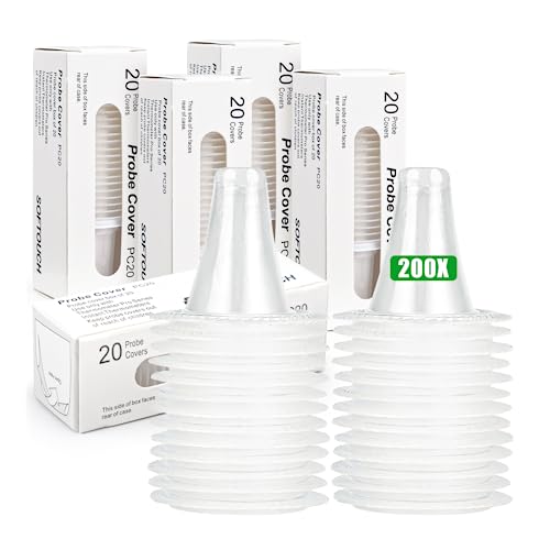 200 Stück Braun Fieberthermometer Schutzkappen, Braun Fieberthermometer Ohr, Thermometer Ohren, Ersatzschutzkappen für alle Braun Ohrthermometer