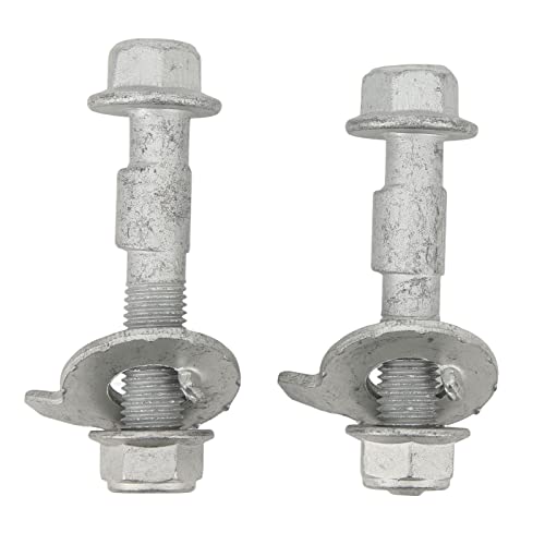 Aramox 2-teiliges Ausrichtungs-Sturz-Kit, ± 1,75 Grad Verstellbare Sturzschrauben, Aluminiumlegierung, Sturz-Einstellschraube, Kompatibel mit