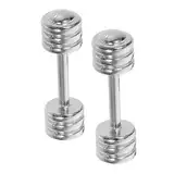 ERINGOGO Dollhouse Fitnessraum Puppen Langhantel Sportequipment Für Kreative Spielideen
