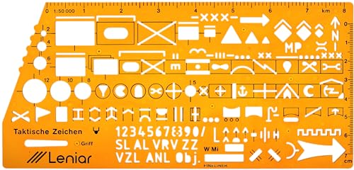 Taktische Zeichen NATO Schablone Zeichenschablone Standardisierte Truppen Waffen Militär Lagekarte Symbole 1:50000 Karte Bundeswehr Lagepläne Führungskarte
