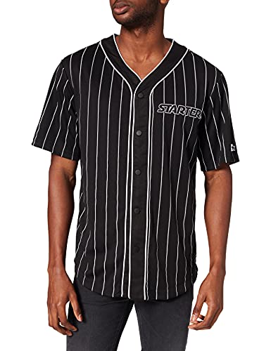 Shirt Starter Baseball Jersey Black L