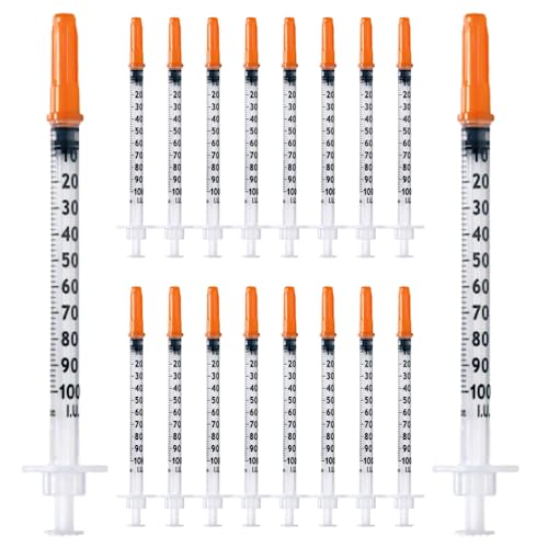 10 Stück 1 ml/cc Plastiktube 30G (0,3 x 12,7mm), Mehrzweck-Messwerkzeuge, Einzeln verpackt (30G 1/2")