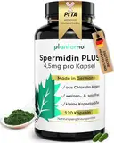 Spermidin Kapseln hochdosiert - 4,5mg Spermidine pro Kapsel - Gehalt durch externes Labor bestätigt - 4 Monatsvorrat - 120 Spermidin PLUS Kapseln