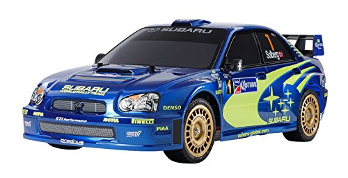 TAMIYA 47372-1:10 Bausatz für RC Auto Subaru Impreza WRX 2004 (TT-01E) - detaillierter Modellbausatz für ferngesteuertes Auto zum Zusammenbauen, ab 14 Jahre, unlackiert, Mittel