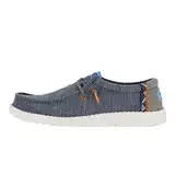 HEYDUDE - Wally Coastline Herren - Slip on Schuhe - Mokassin Stil, Navy, 42 EU