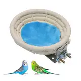 Vogelnest Baumwollseil, Vogelnest aus Hanfseil, Brutnest aus Baumwollseil für Vögel, Bett für Wellensittiche, Vogelnest für Käfige, Sittich Zucht Nest, Bett für Papageien, Käfige Brutnester Vögel