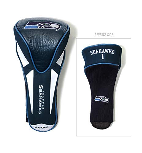 TEAM GOLF NFL Seattle Seahawks Single Apex Driver Head Cover Golf Club Single Apex Driver Headcover, Fits All Oversized Clubs, Truly Sleek Design