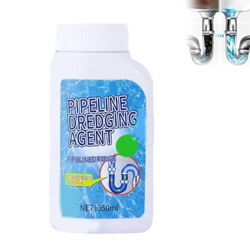 Delighteal Abflussreiniger, Liapu Leistungsstarke Rohrbagger für Küche und Toilette Rohrleitungen, Abfluss Verstopfung entfernen, löst Verstopfungen (350ml)