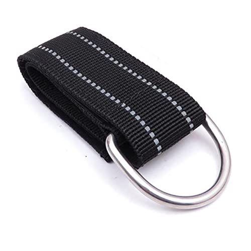Afforstyle GeräTe Tauchen Handgelenk Band Nylon Gurt Band mit Aufkleber, Rostfreier Stahl D-Ring Gurt, Unterwasser Sport Tauchen GeräTe, 1,5