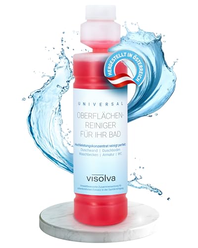 Sanitärreiniger Konzentrat 500ml ergibt bis zu 40 Flaschen - Badreiniger mit Frischeduft - Extra Stark - Kalklöser für Dusche WC Bad - Made in Austria