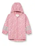 Playshoes Unisex Kinder Fleece-futter Regenmantel Regenjacke Regenbekleidung, Rosa Waldtiere, 92 EU