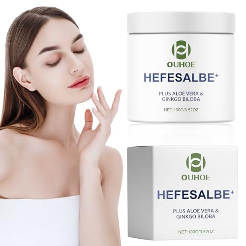 Hefesalbe, Yeast Ointment, Hefe Körperpeeling, für Reibeisenhaut und Trockener Haut, Hautreparatur-Hefecreme für Alle Hauttypen Geeignet Frauen und Männer
