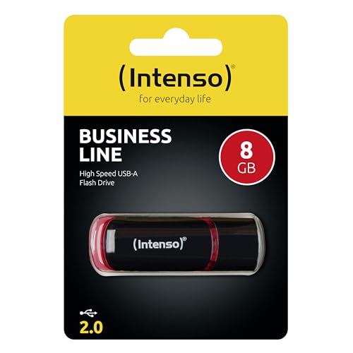 Intenso Business Line 8 GB USB-Stick USB 2.0 schwarz-rot