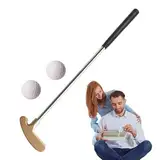 Miniaturgolfclubs - 2 -Wege Putter Blade Golf Putter, Leichter Edelstahl Gollf Stick | Ergonomic TPR Hand Grip Golf Tool, Rostfeste Golfausrüstung Für Heimstudienzimmer Wohnbereiche Erwachsene Kinder