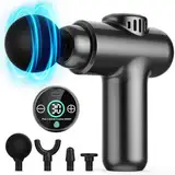 Massagepistole, Lefity Mini Massagepistole, Tiefengewebe Massage Gun, Tragbares Massagegerät, 30 Geschwindigkeiten, LCD-Touchscreen, Massage Pistole zur Muskelkater und Steifheit