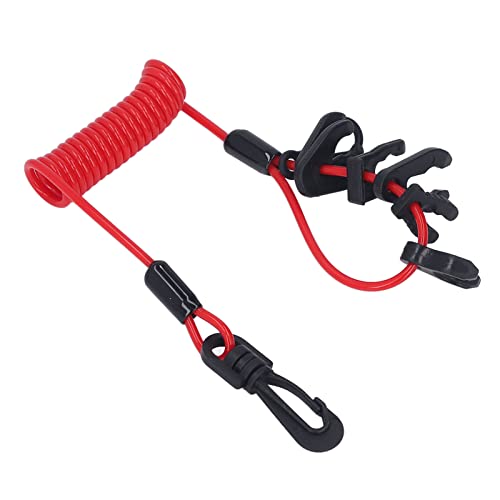 Universal Boot Motor Schalter Lanyard Außenbordmotor Motor Lanyard Bootsmotor Motor Kill Stop Schalter Sicherheitsleine Tether Cord für Boat Bike