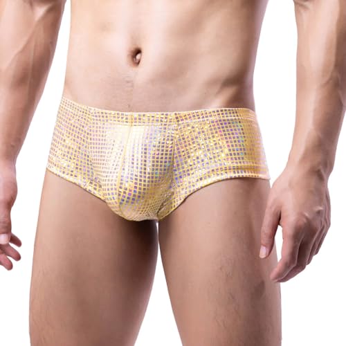 WKAYsIV Sexy Sachen für Herren, Herrenunterwäsche, sexy, verführerische Boxershorts, Unterwäsche für Herren, Jugendhosen Sexy Dessous Hemd (Khaki, S)